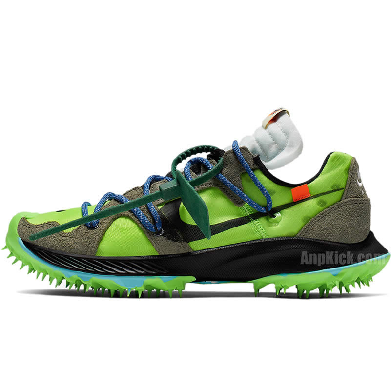 Off White Nike Zoom Terra Kiger 5 Green Athlete In Progress Cd8179 300 (1) - newkick.app