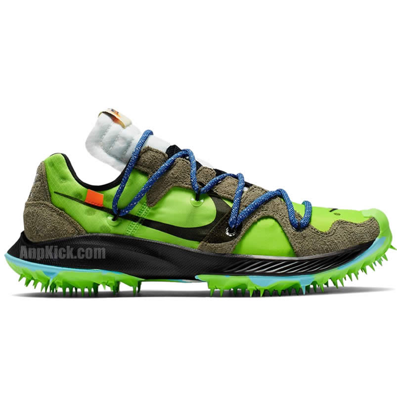 Off White Nike Zoom Terra Kiger 5 Green Athlete In Progress Cd8179 300 (2) - newkick.app