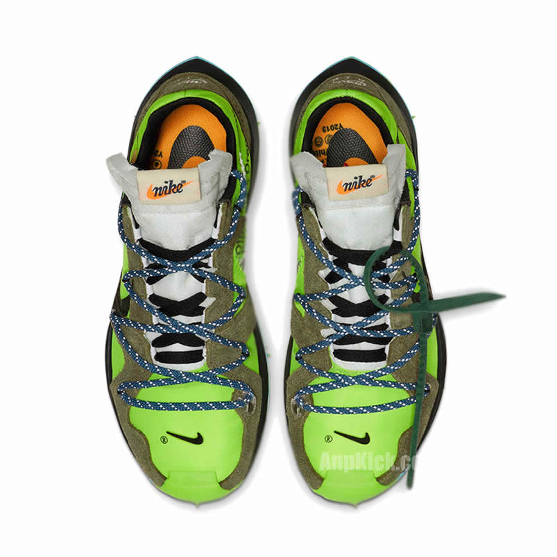 Off White Nike Zoom Terra Kiger 5 Green Athlete In Progress Cd8179 300 (4) - newkick.app