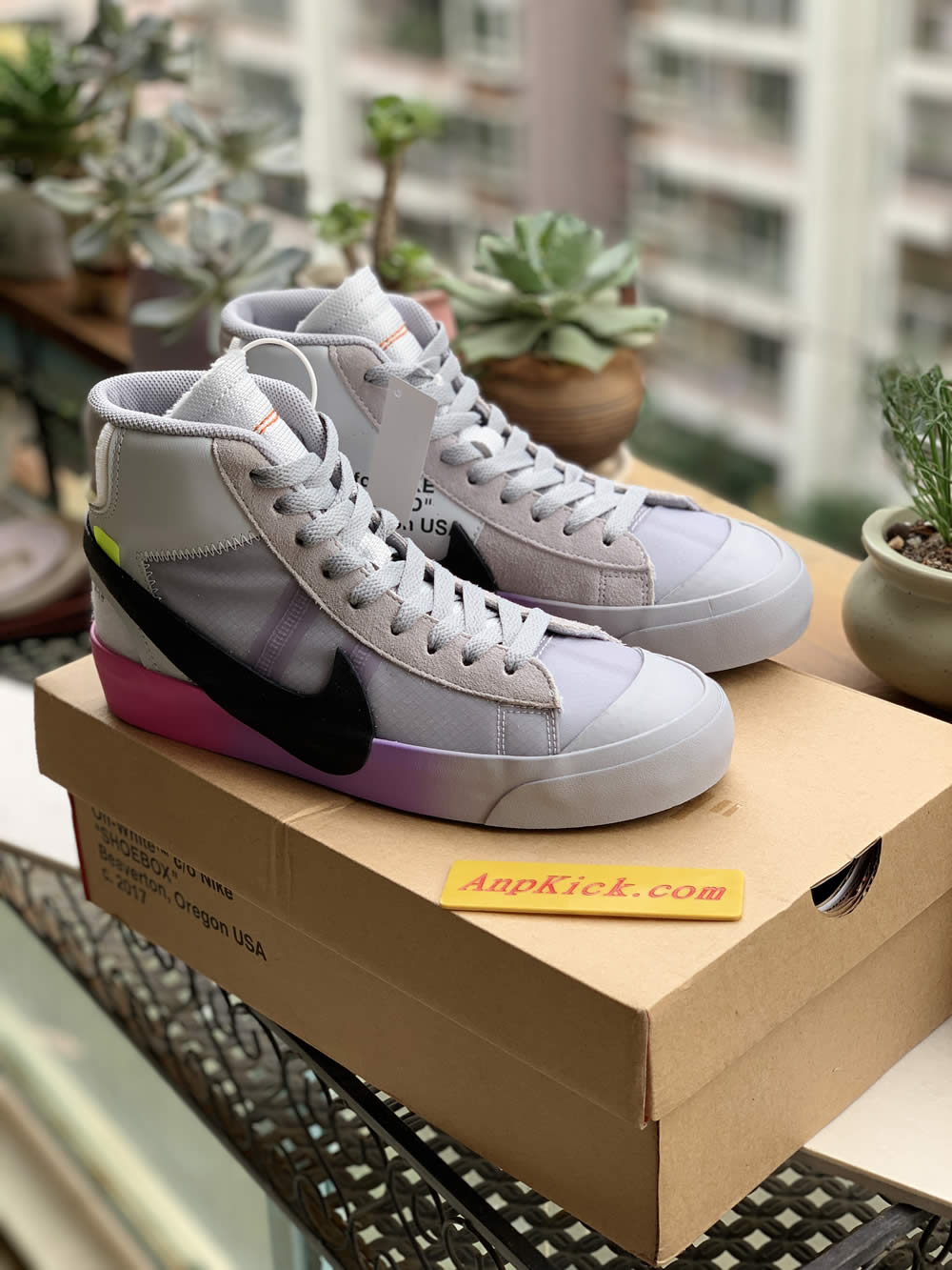 serena williams off-white nike blazer studio mid queen aa3832-102 pics