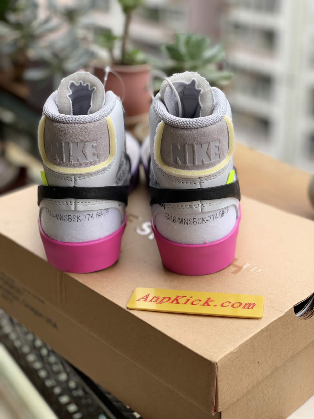 serena williams off-white nike blazer studio mid queen aa3832-102 pics