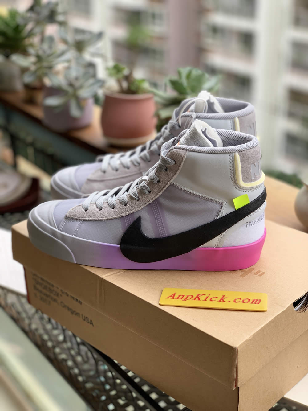 serena williams off-white nike blazer studio mid queen aa3832-102 pics