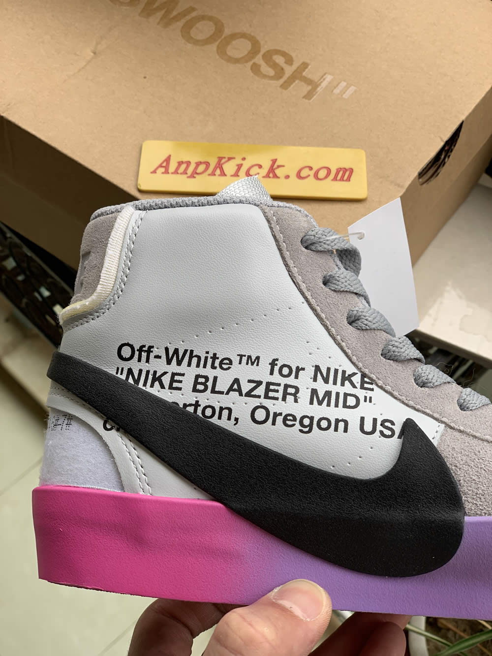 serena williams off-white nike blazer studio mid queen aa3832-102 pics