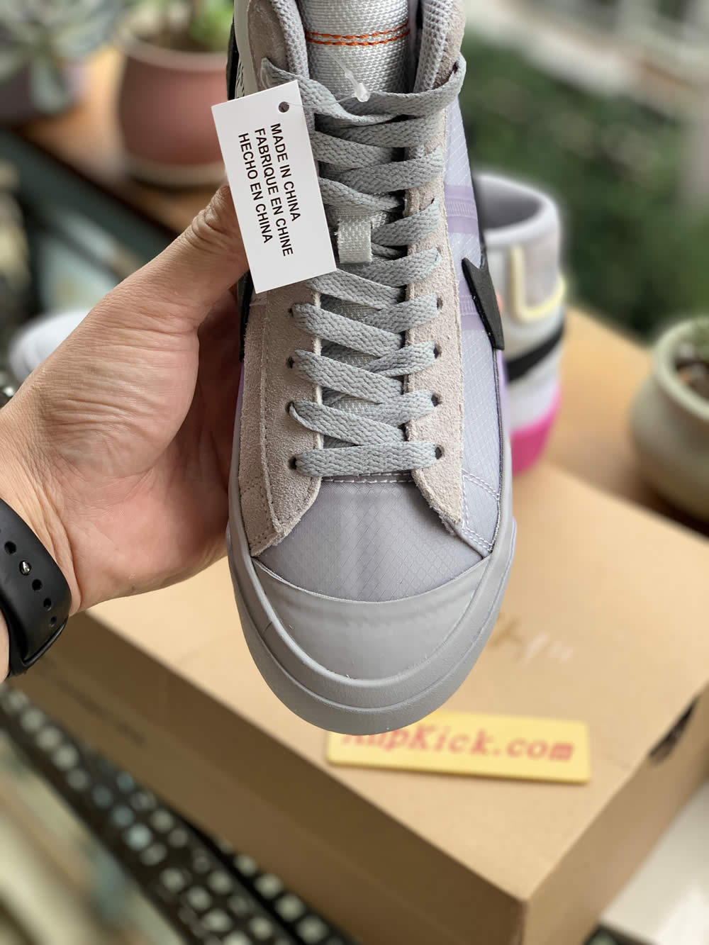 serena williams off-white nike blazer studio mid queen aa3832-102 pics