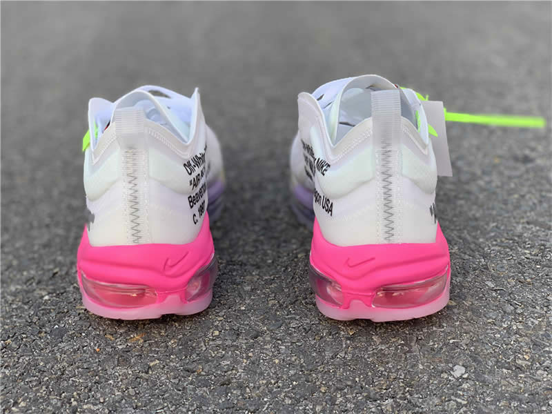 serena williams off white nike womens air max 97 pink rose detail