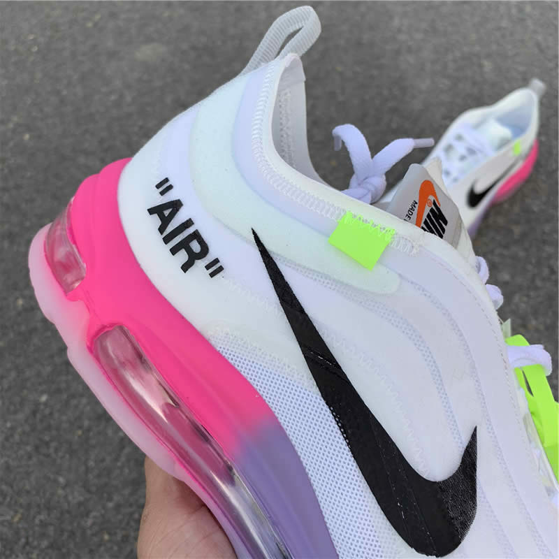 serena williams off white nike womens air max 97 pink rose detail