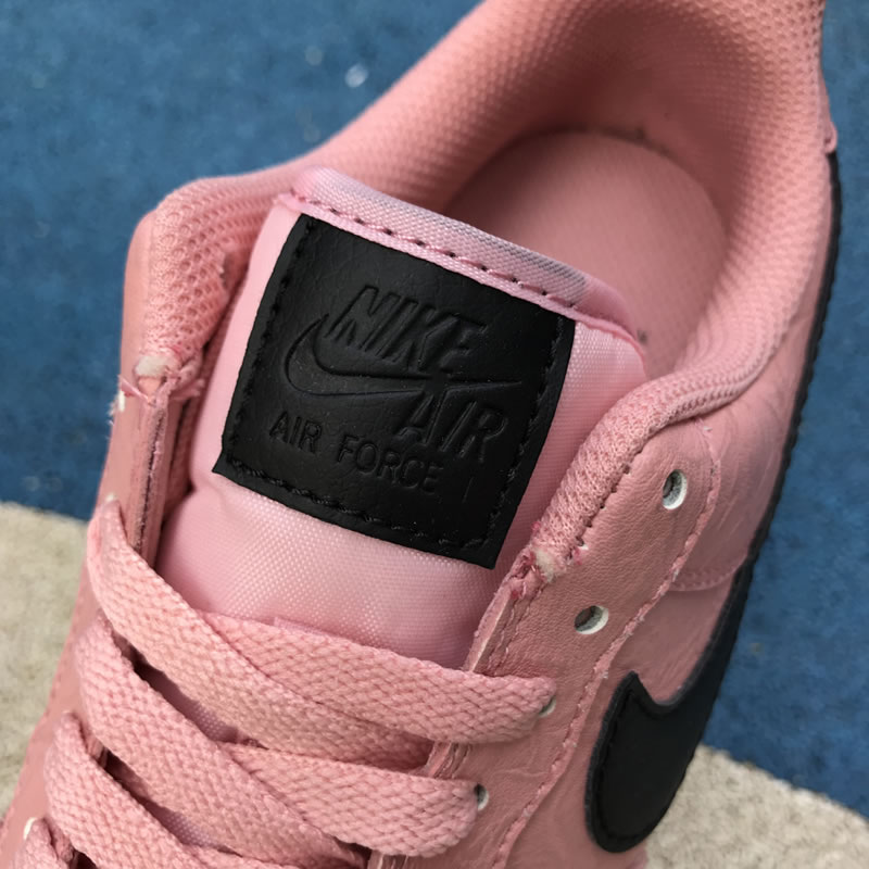 Supreme The North Face Nike Air Force 1 Sup AF1 Low "Pink Black" AR3066-800 Detail Image