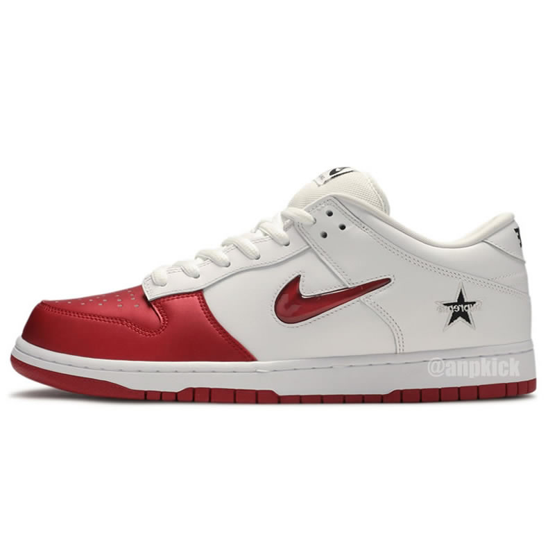 Supreme Nike Sb Dunk Low Red White 2019 Shoes Ck3480 600 (1) - newkick.app