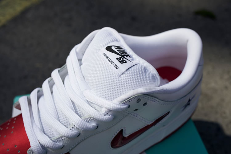 Supreme Nike Sb Dunk Low Red White 2019 Shoes Ck3480 600 (10) - newkick.app