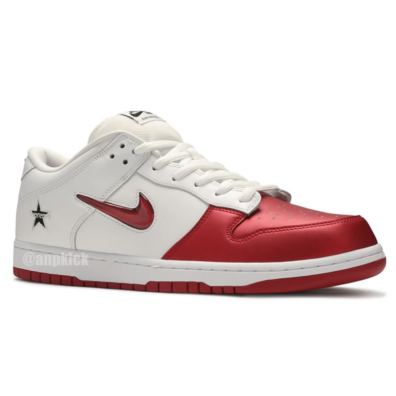 Supreme Nike Sb Dunk Low Red White 2019 Shoes Ck3480 600 (3) - newkick.app