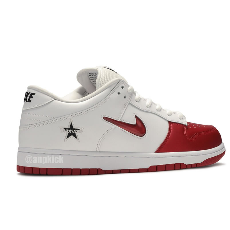 Supreme Nike Sb Dunk Low Red White 2019 Shoes Ck3480 600 (4) - newkick.app