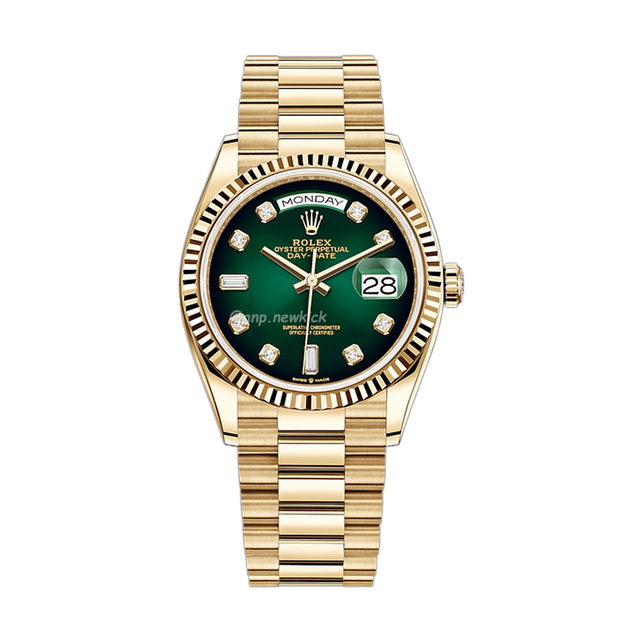 Rolex Day Date Olive Green 128238 0069 (1) - newkick.app