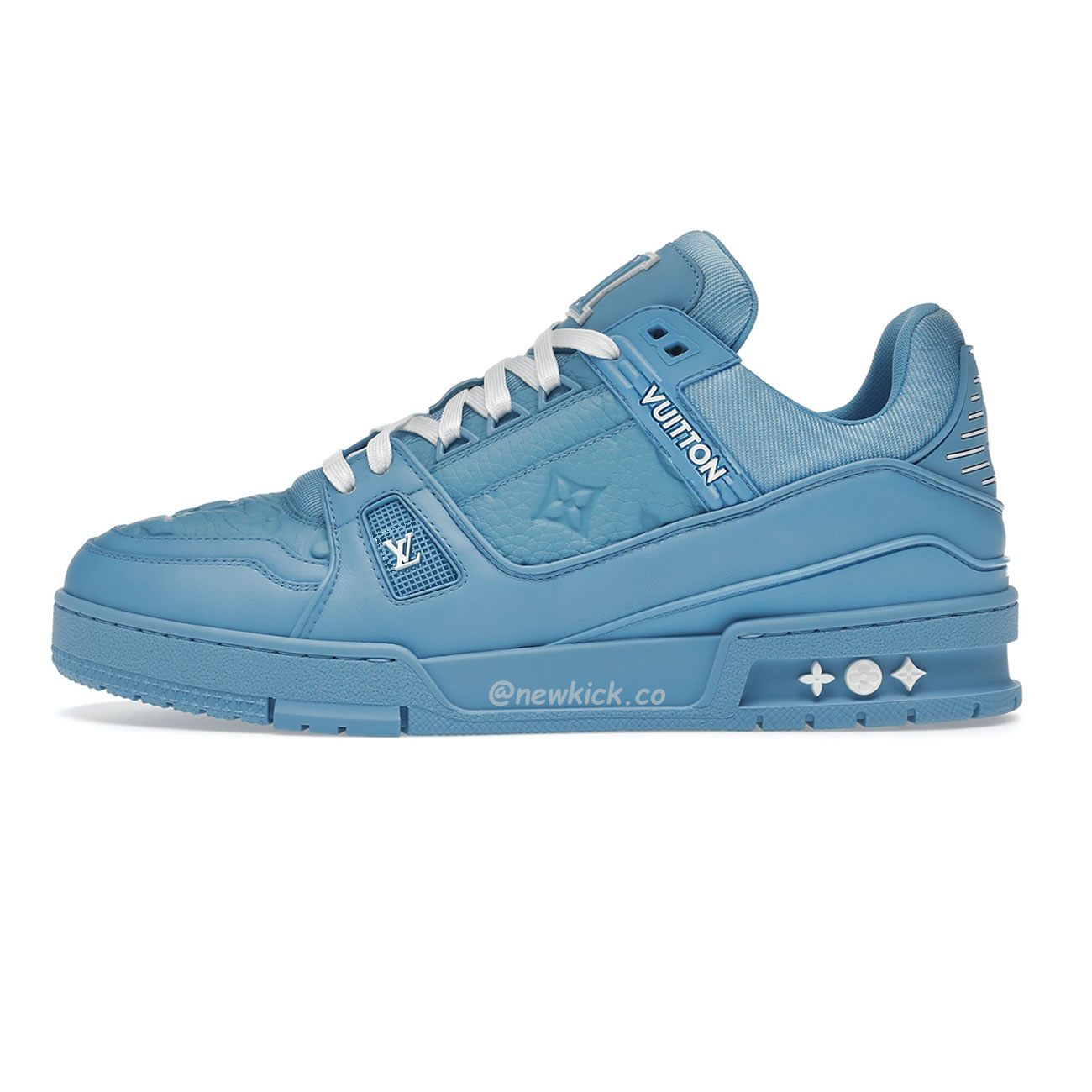 Louis Vuitton Trainer Blue Embossed Monogram (1) - newkick.app