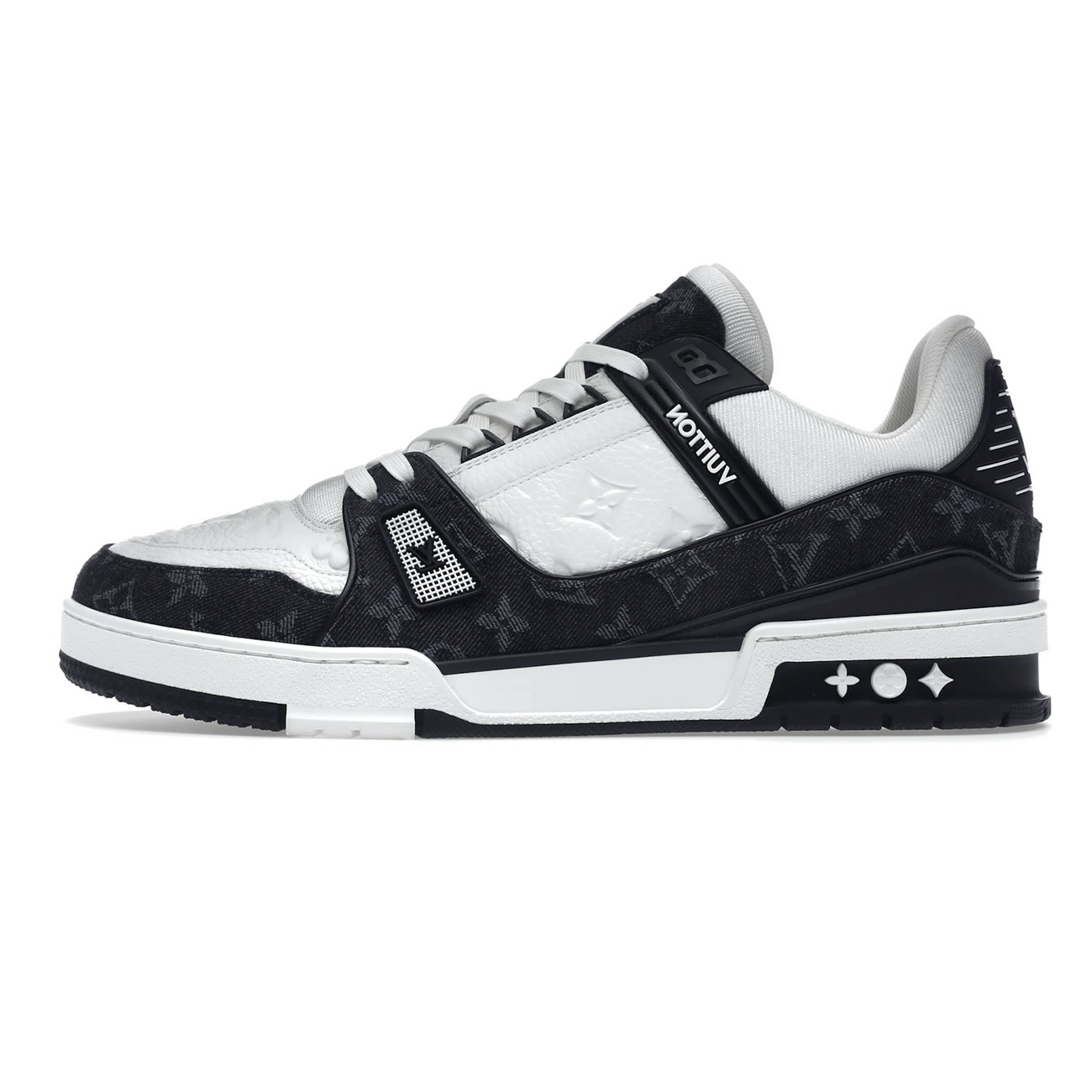 Louis Vuitton Lv Trainer White Black White 1a9jgb (1) - newkick.app