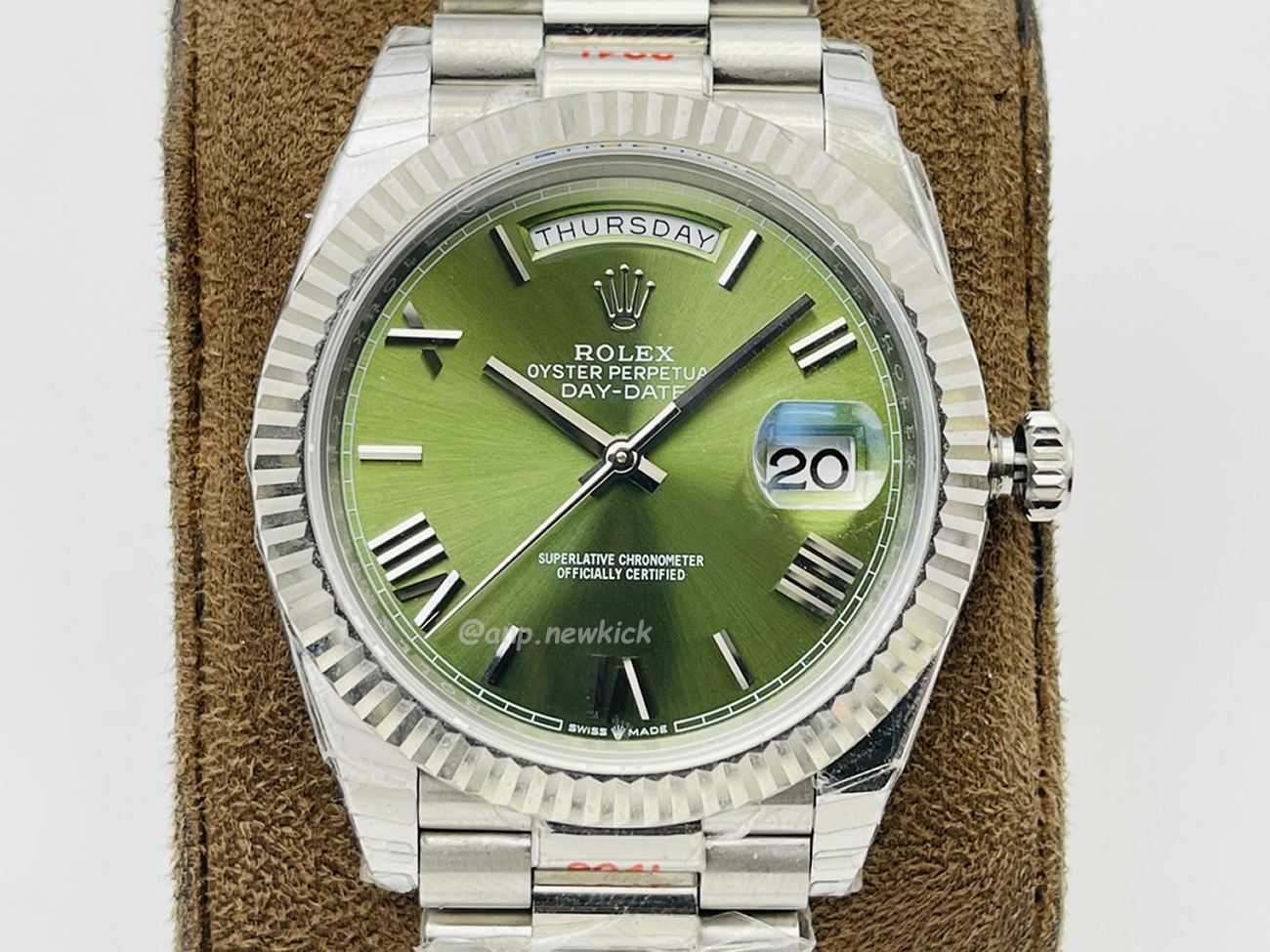 Rolex Day Date Olive Green 228239 0033 (6) - newkick.app