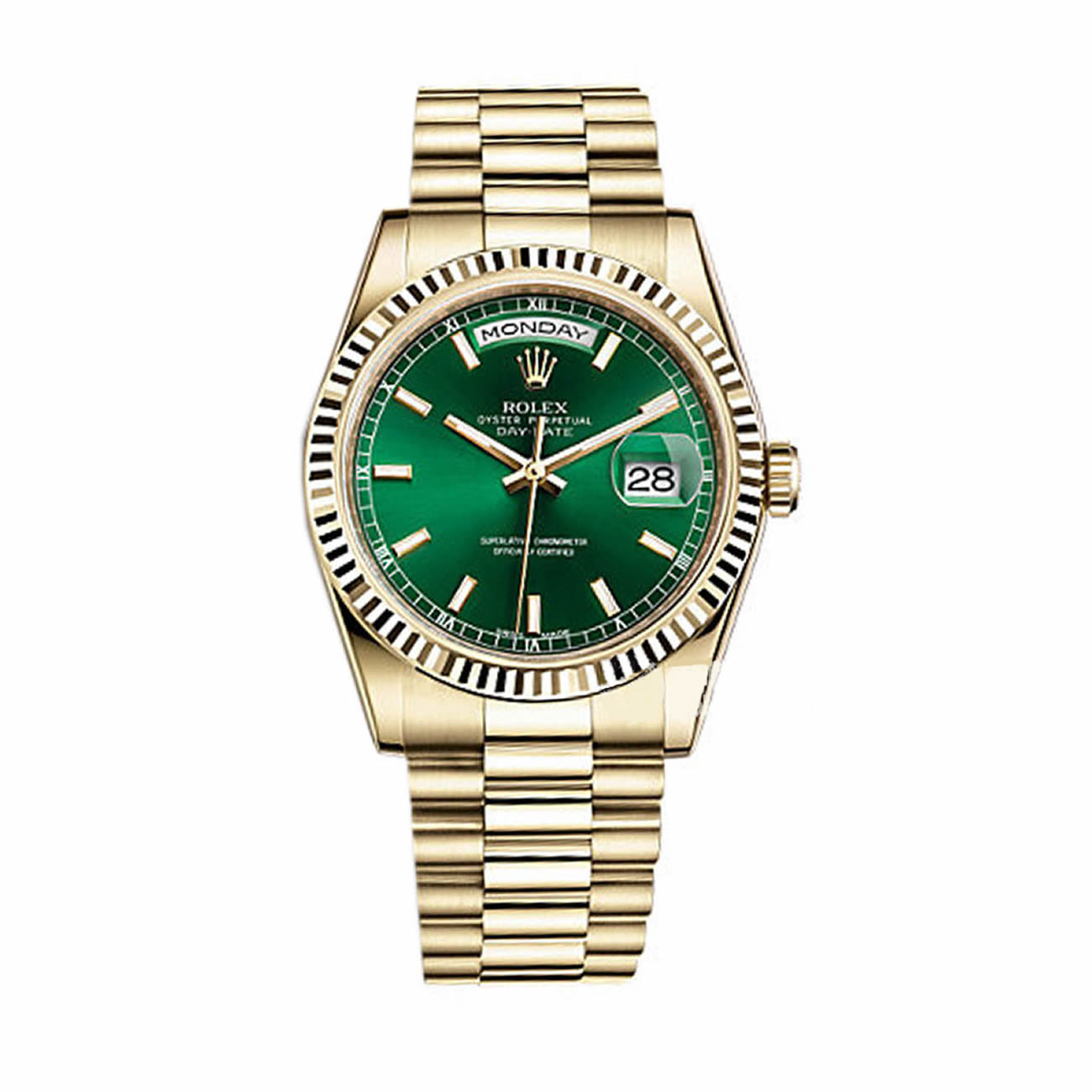 Rolex Day Date Olive Green Cherry Red Dial Bright Blue Bright Black Champagne Colour Olive Green 228239 (5) - newkick.app