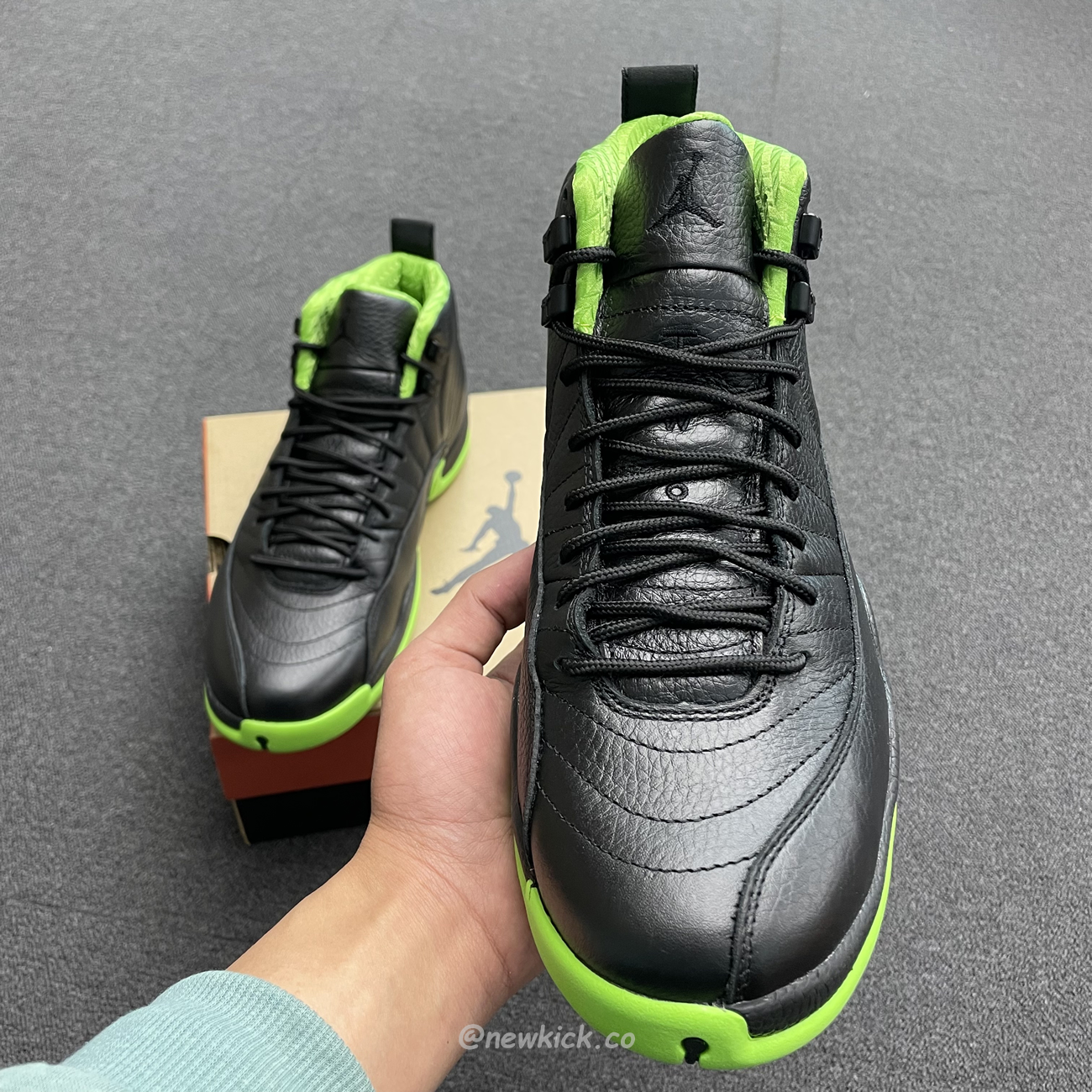 Air Jordan 12 Retro Black Green 280days Of Flight (1) - newkick.app