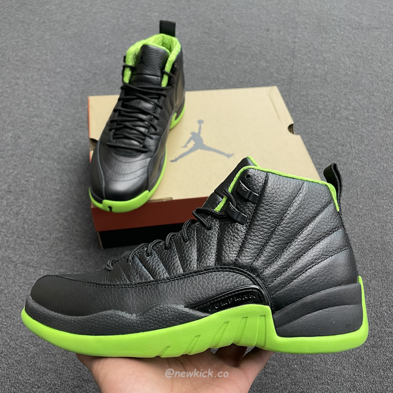 Air Jordan 12 Retro Black Green 280days Of Flight (4) - newkick.app