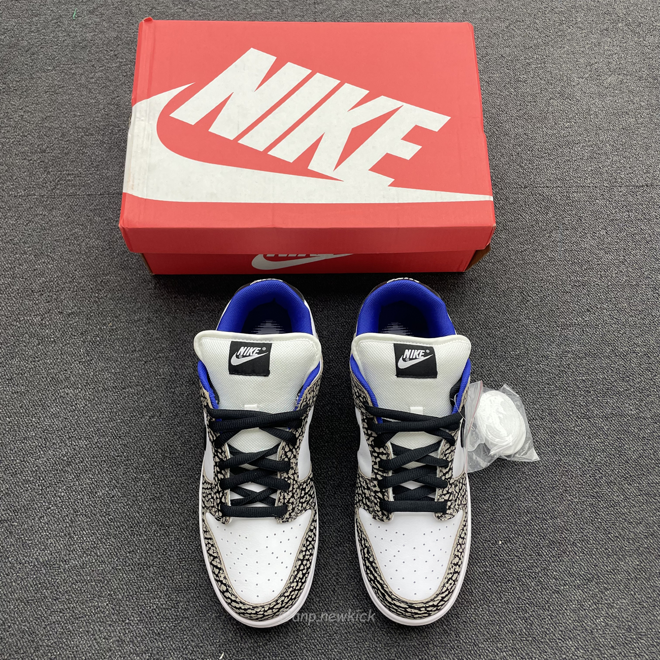 Nike Sb Dunk Low Supreme White Cement 304292 001 (10) - newkick.app