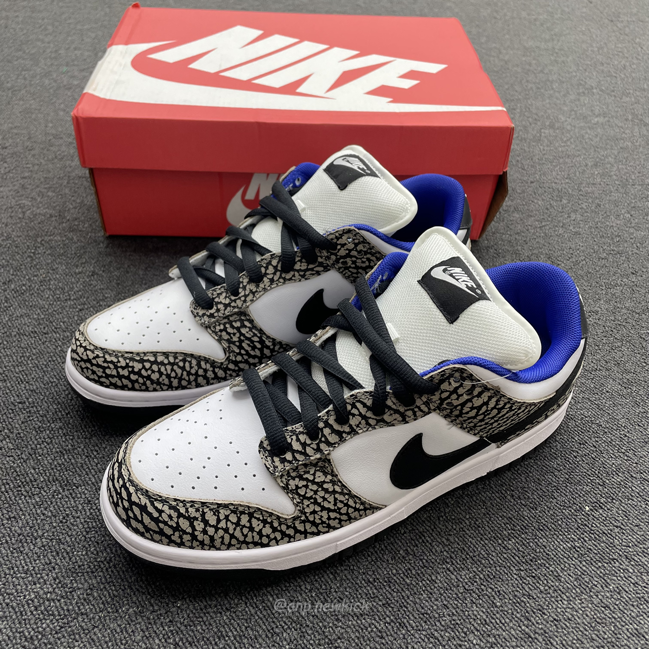 Nike Sb Dunk Low Supreme White Cement 304292 001 (6) - newkick.app