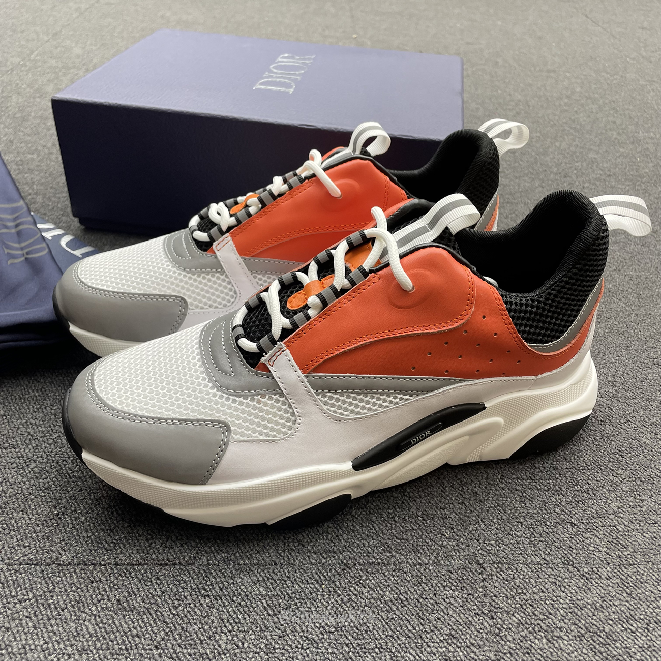 Dior B22 Orange White 3sn231yxx H369 (8) - newkick.app