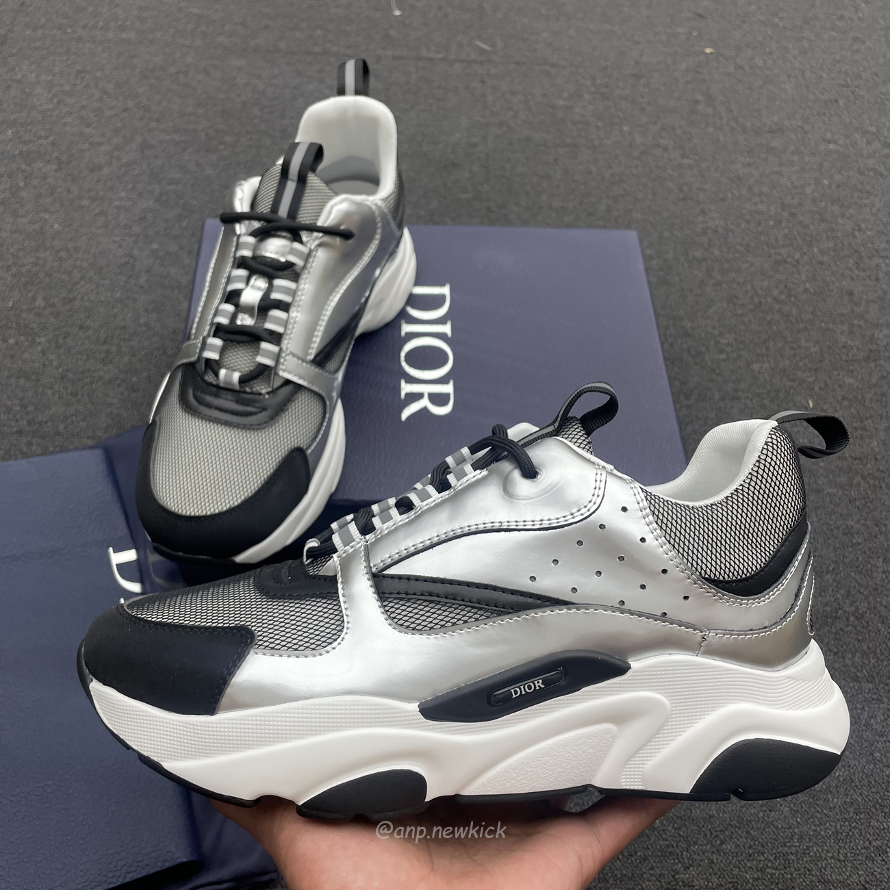 Dior B22 Silvery (3) - newkick.app