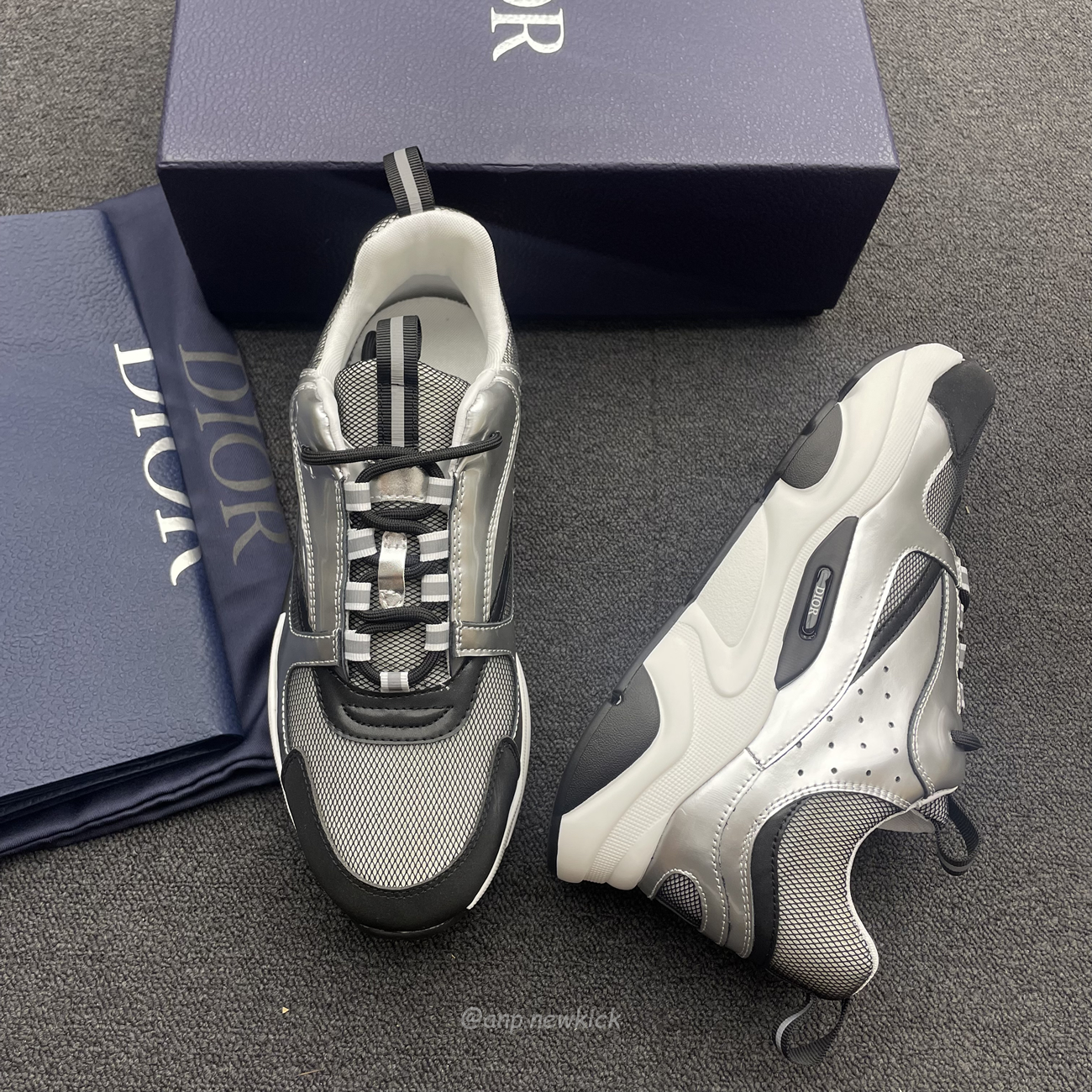 Dior B22 Silvery (5) - newkick.app