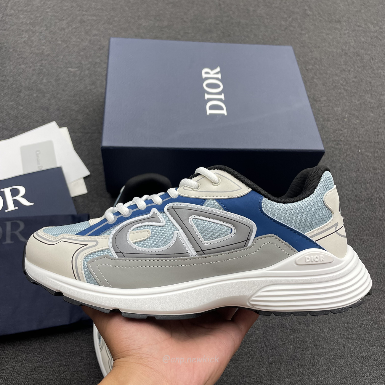 Dior B30 Black Grey Blue 3sn279zmb H969 (3) - newkick.app