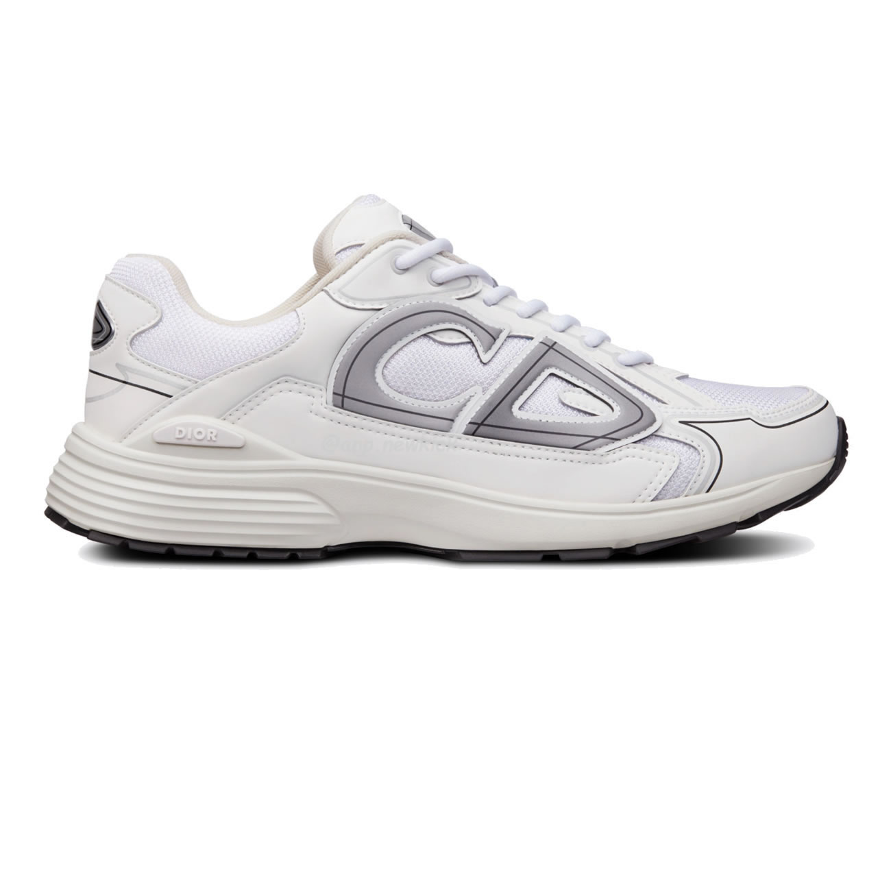 Dior B30 Microfiber Mesh White Grey 3sn279zndh000 (1) - newkick.app