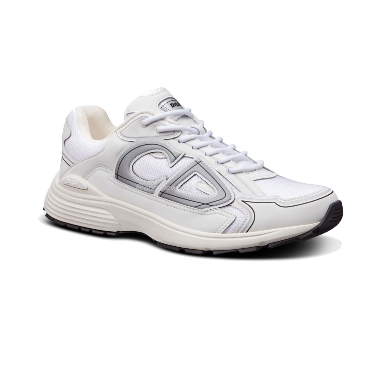 Dior B30 Microfiber Mesh White Grey 3sn279zndh000 (7) - newkick.app