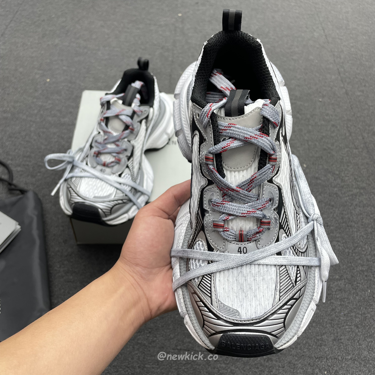 Balenciaga Black 2023 3xl Trainers Grey (5) - newkick.app