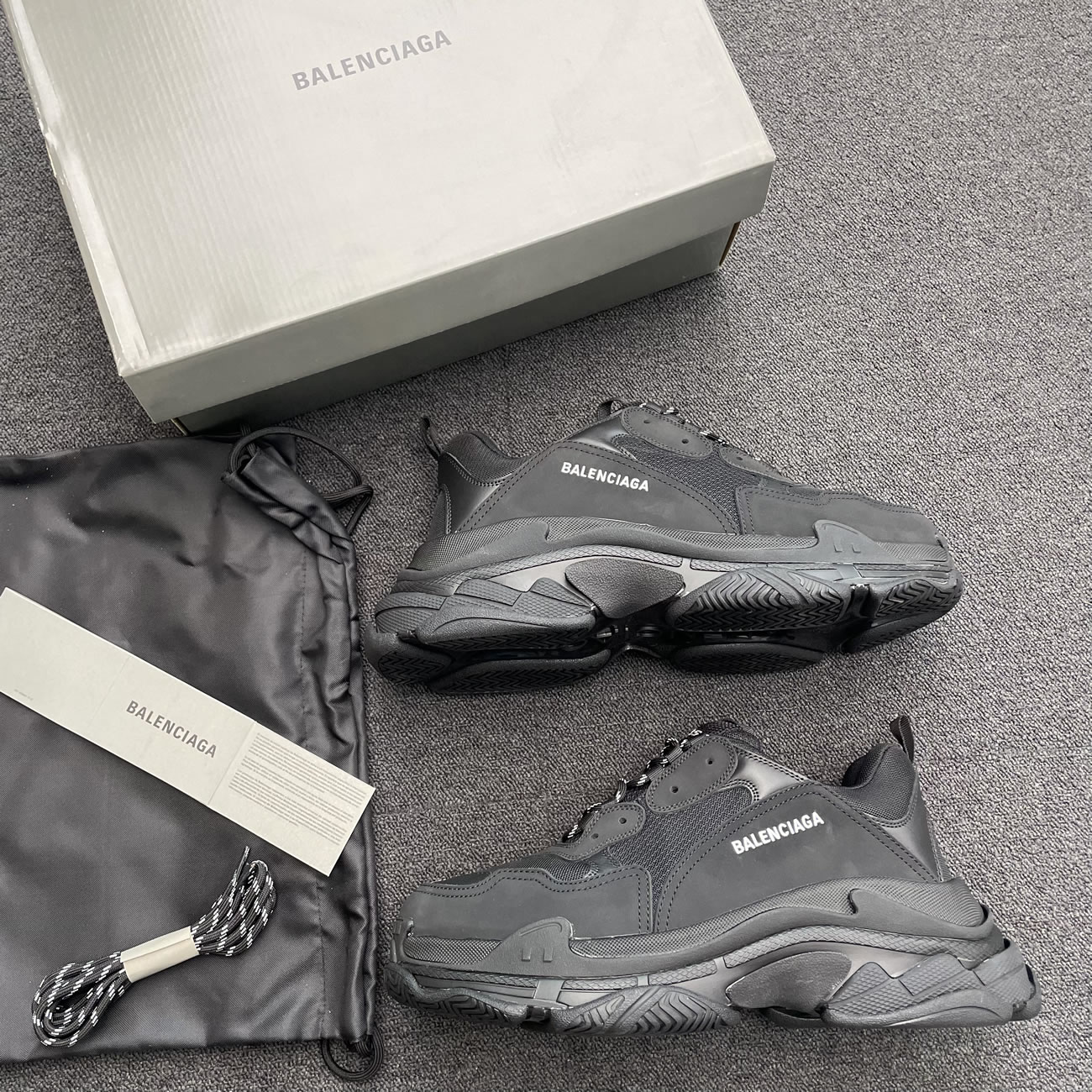 Balenciaga Triple S Black W 541624w09011000 (7) - newkick.app