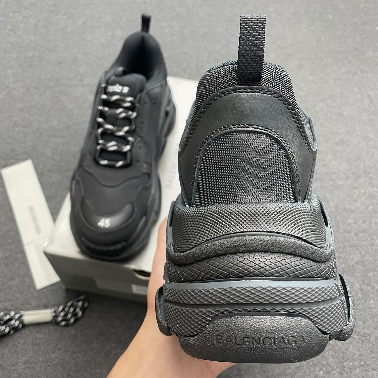 Balenciaga Triple S Black W 541624w09011000 (9) - newkick.app