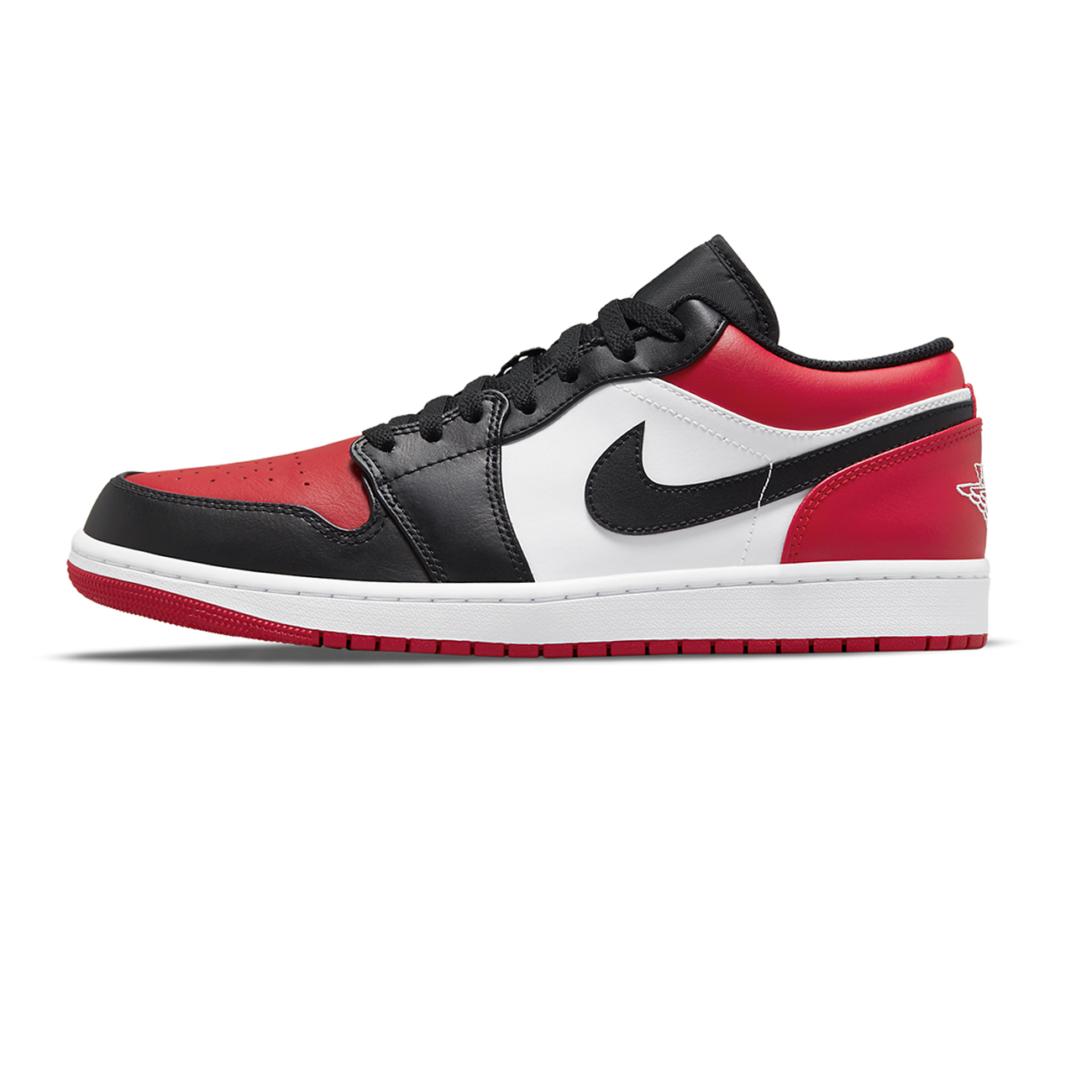 Air Jordan 1 Low Bred Toe 553558 612 (1) - newkick.app