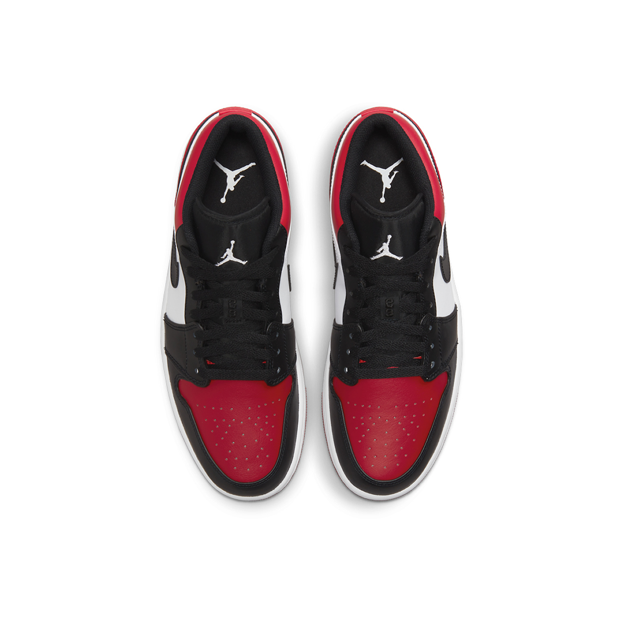 Air Jordan 1 Low Bred Toe 553558 612 (4) - newkick.app