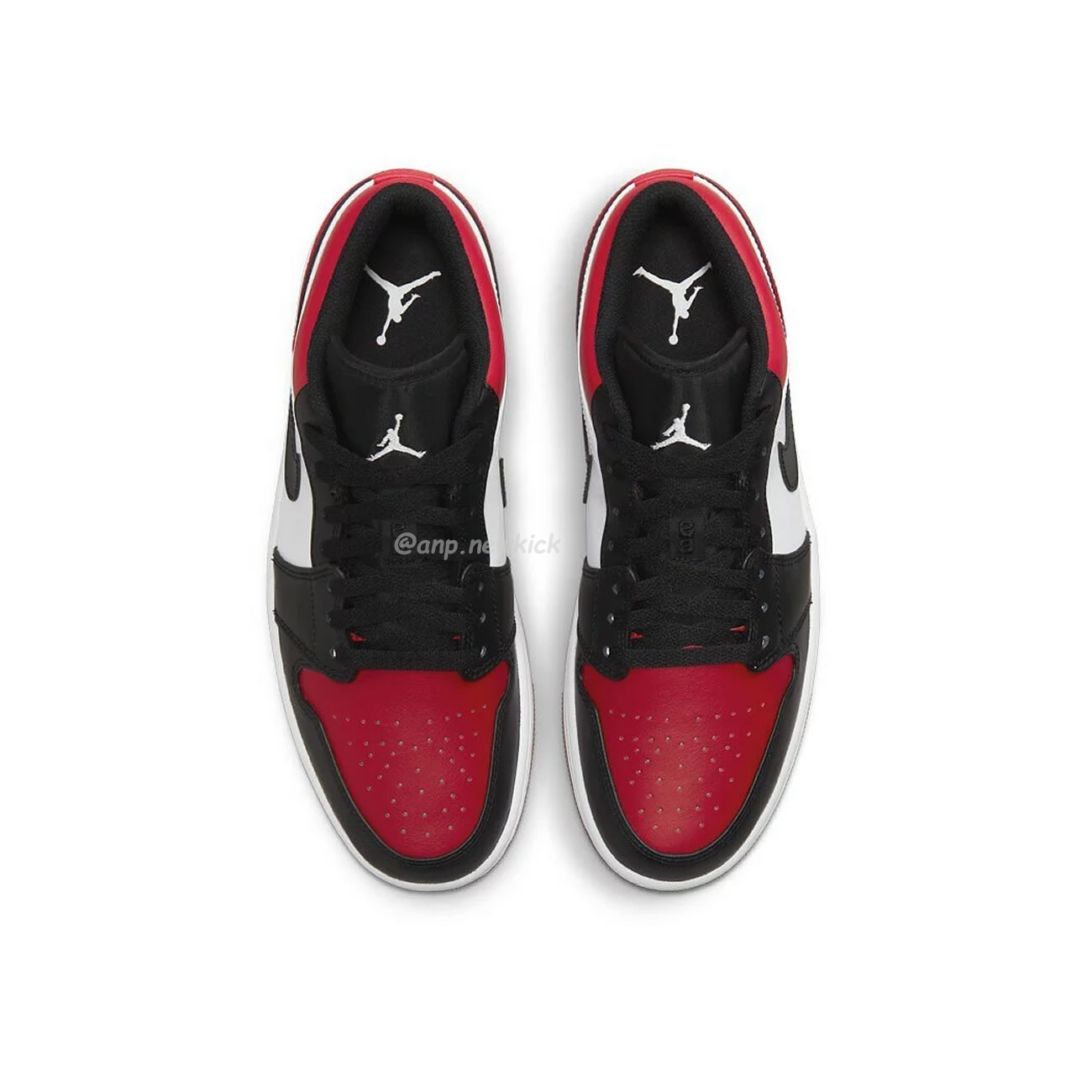 Air Jordan 1 Low Bred Toe Gs 553560 612 (9) - newkick.app