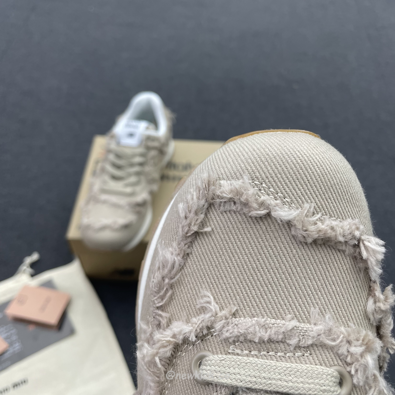 New Balance 574 Miu Miu Denim Colonial Beige (8) - newkick.app