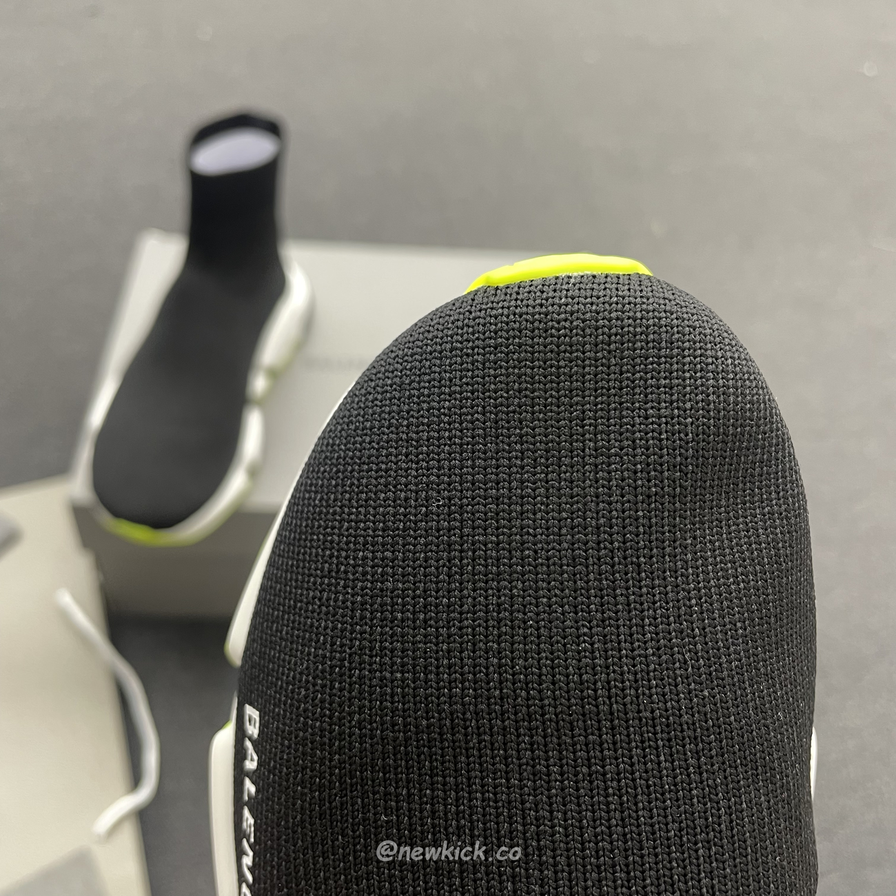 Balenciaga Speed Trainer Black Yellow 587280w17041016 (6) - newkick.app