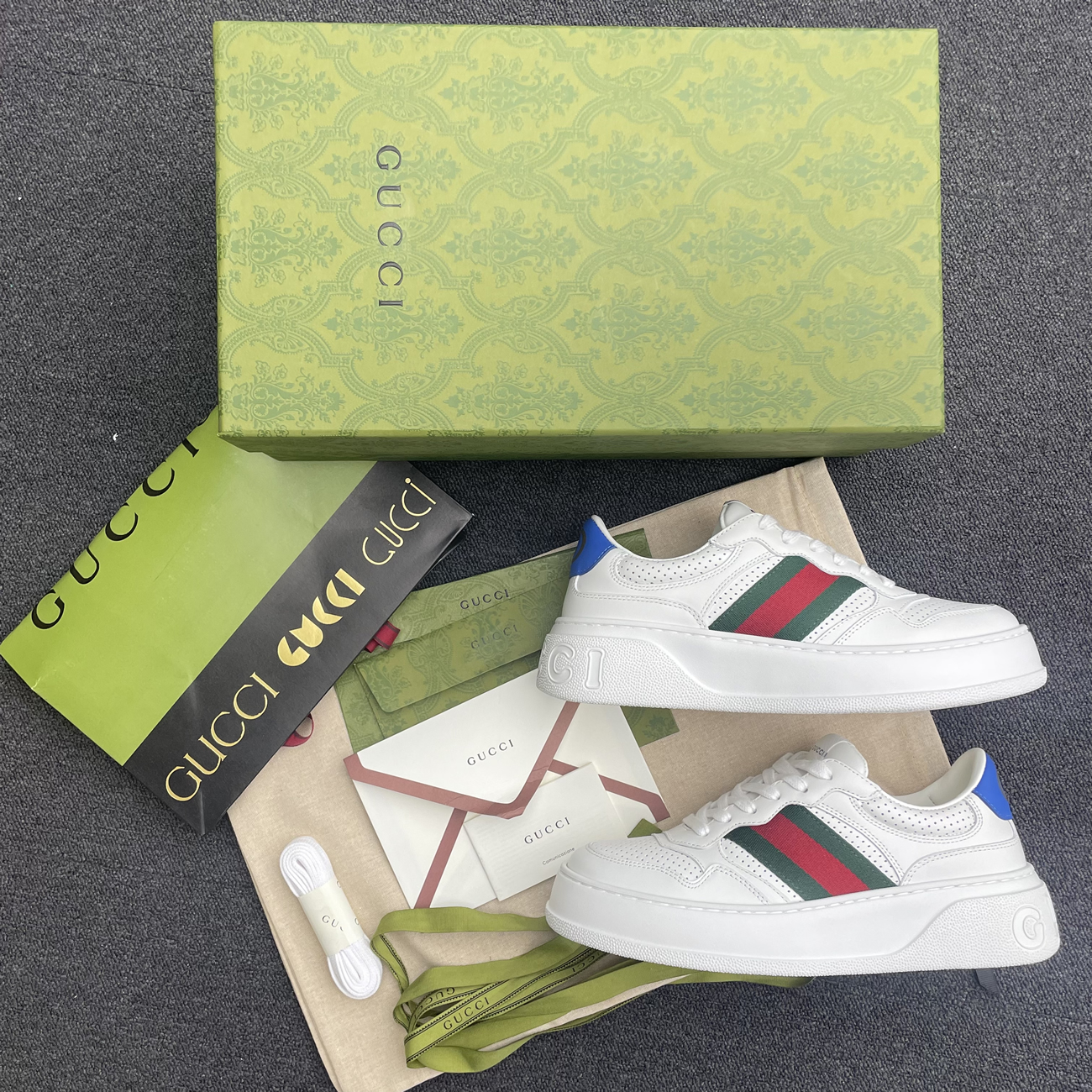 Gucci Gg Tennis Calf 669582 1xl10 1000 (18) - newkick.app