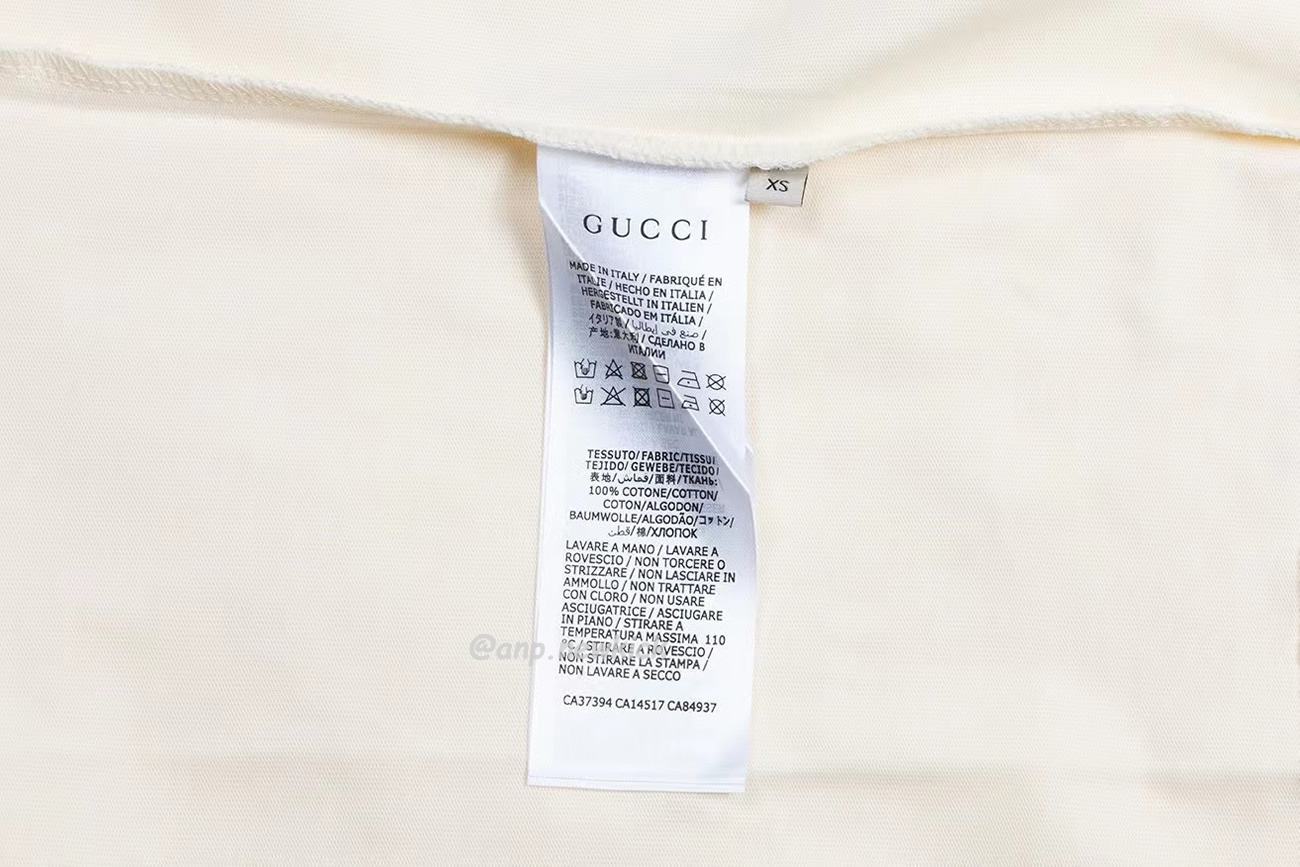 Gucci Xjdvi Emrboidery T Shirt White 673710 (12) - newkick.app