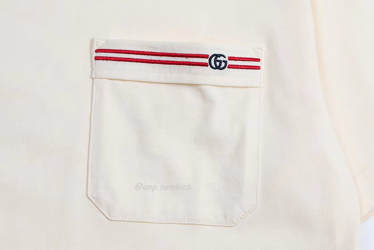 Gucci Xjdvi Emrboidery T Shirt White 673710 (9) - newkick.app