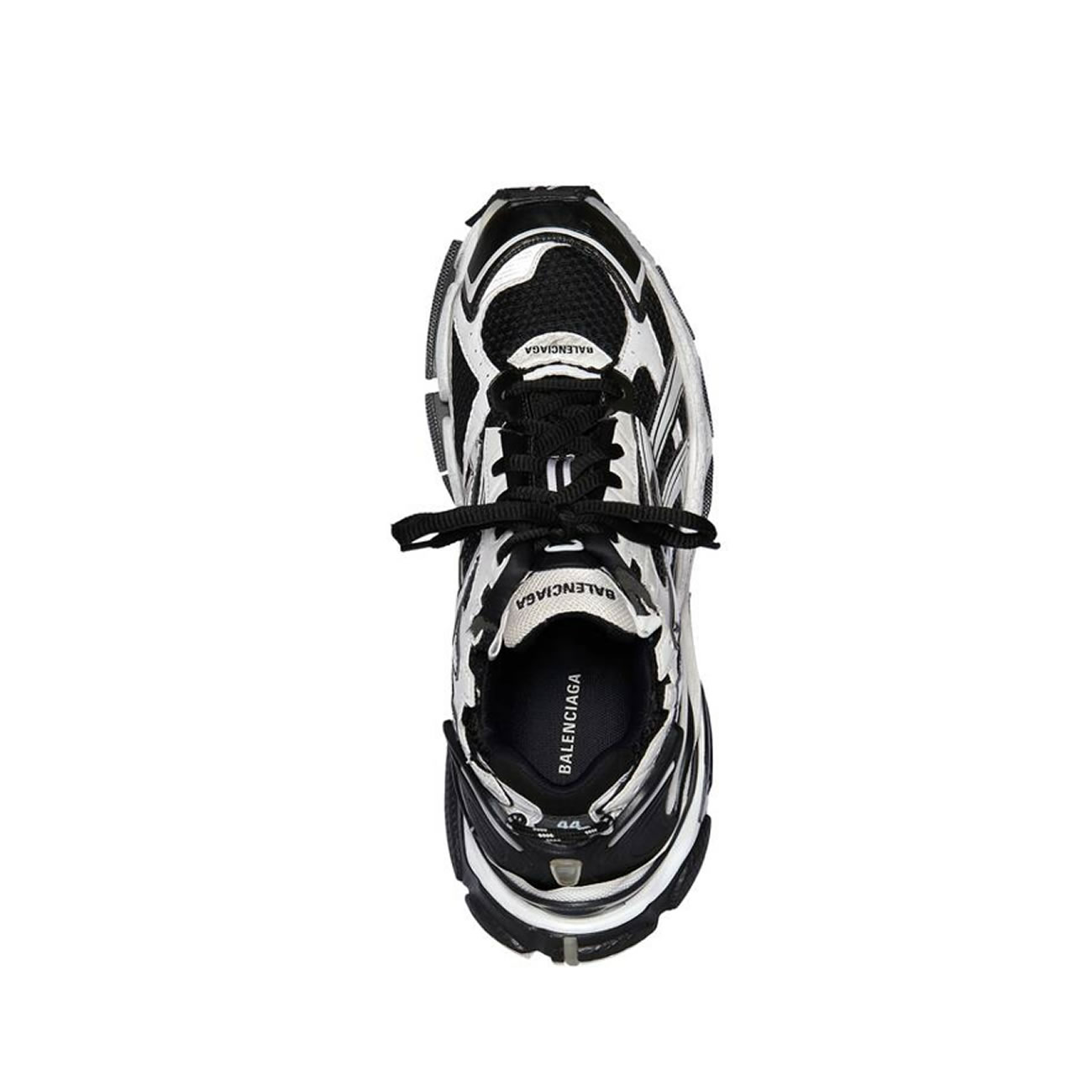 Balenciaga Runner White Black White 677403w3rb29010 (7) - newkick.app