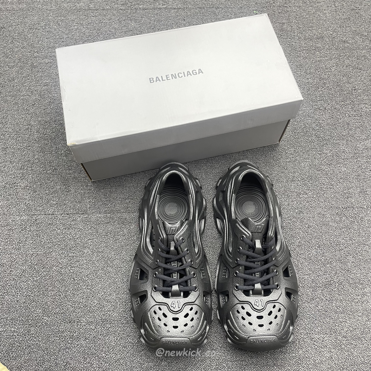 Balenciaga Hd Lace Up Black Beige (10) - newkick.app