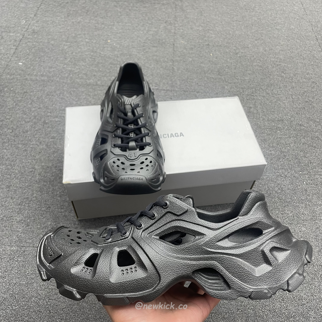 Balenciaga Hd Lace Up Black Beige (17) - newkick.app