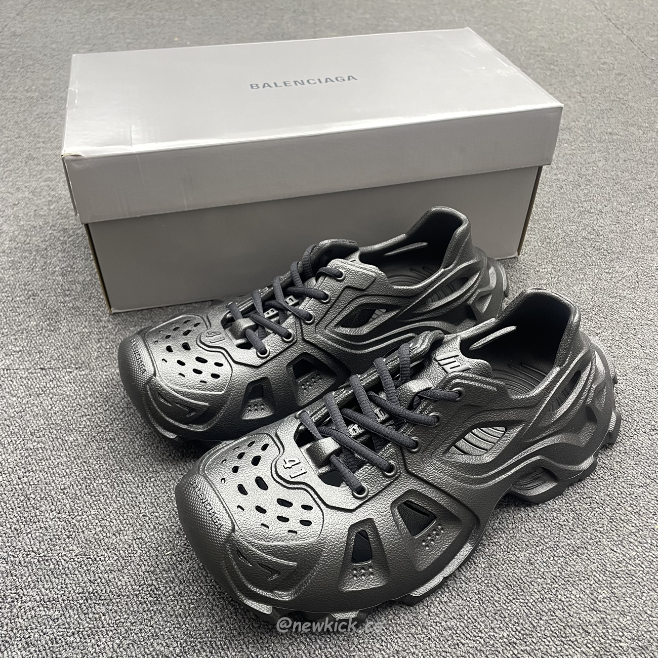 Balenciaga Hd Lace Up Black Beige (18) - newkick.app