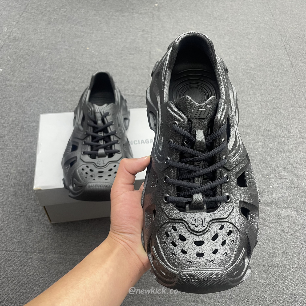 Balenciaga Hd Lace Up Black Beige (7) - newkick.app