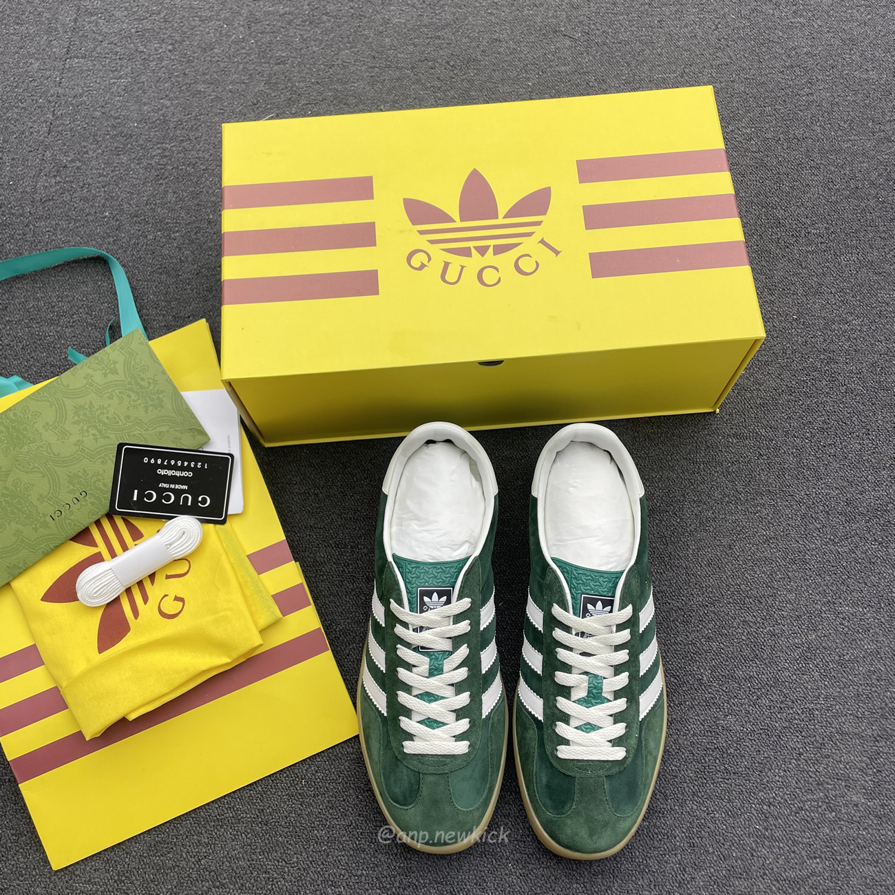 Adidas Gazelle Collegiate Green White Gum 707861utt109060 (7) - newkick.app