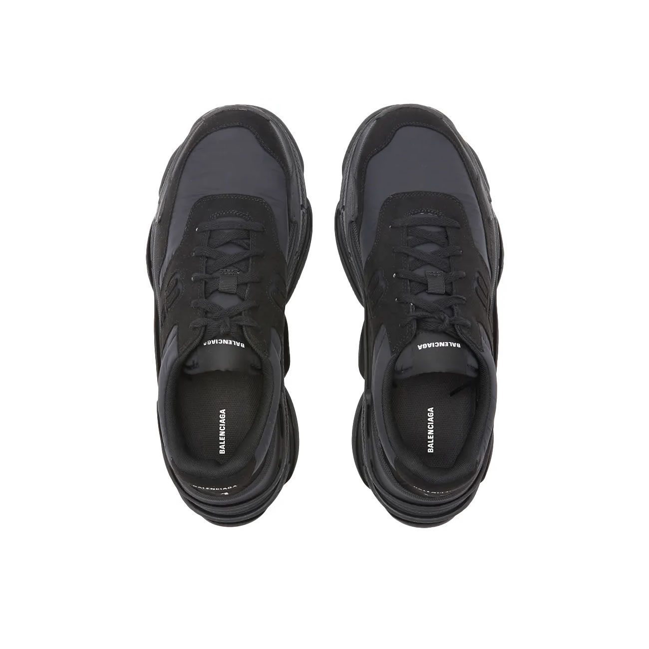 Balenciaga Triple S Nylon Black Bule 710157 W3cu1 1000 (10) - newkick.app