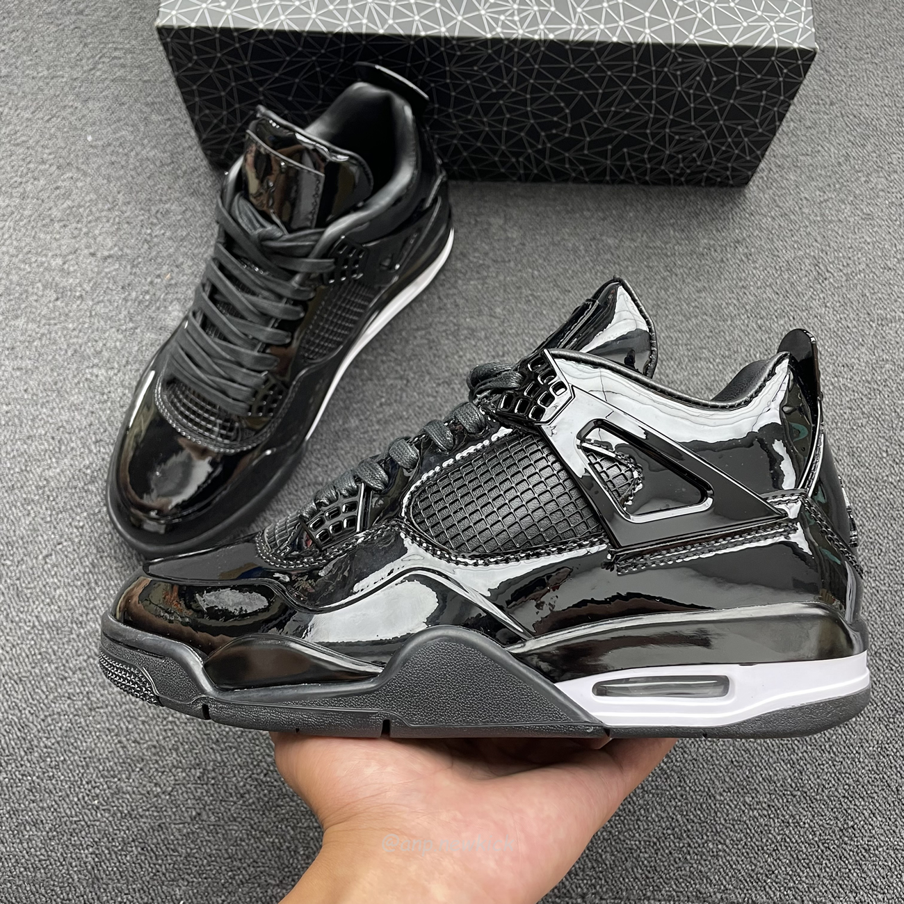 Air Jordan 4 Retro 11lab4 Black 719864 010 (10) - newkick.app