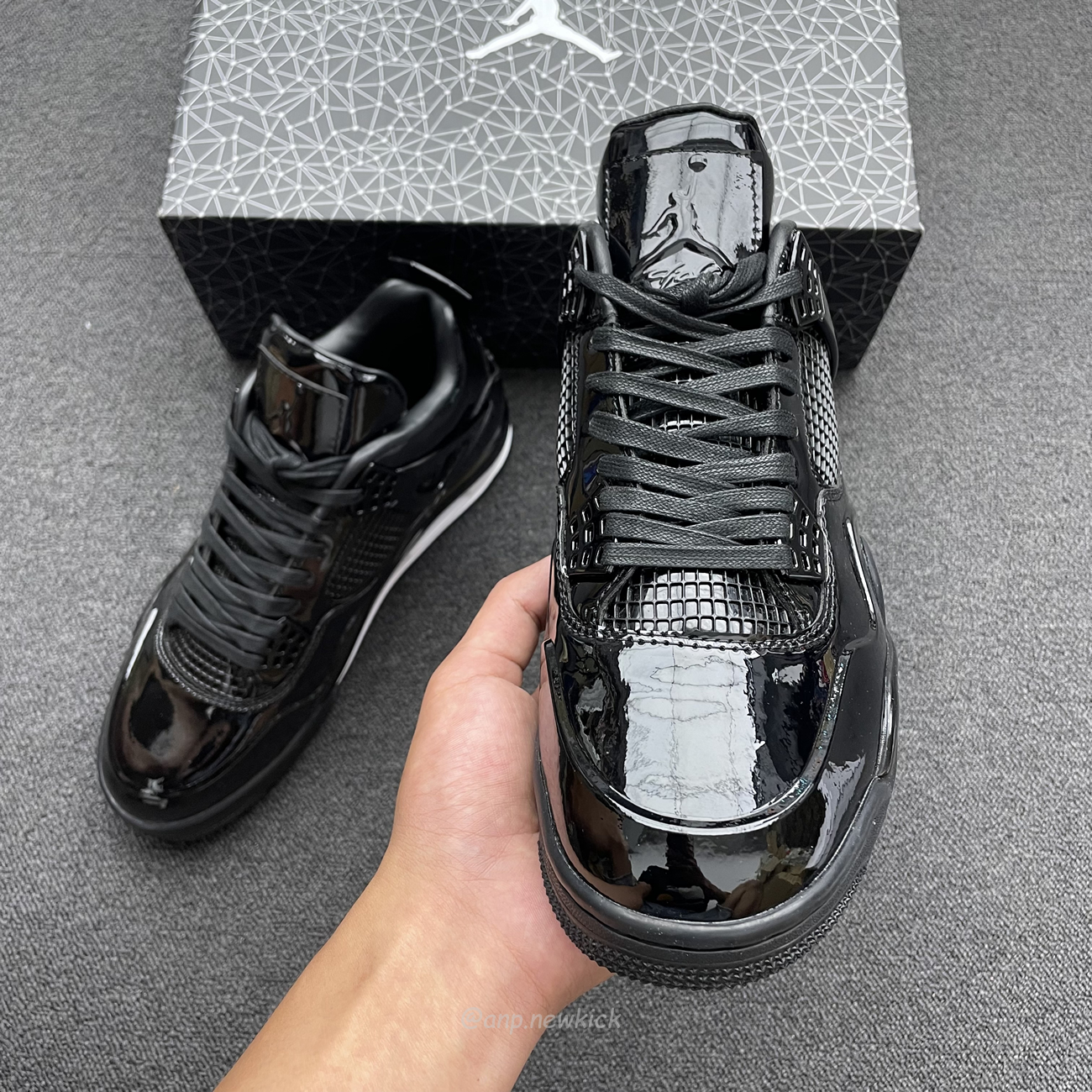 Air Jordan 4 Retro 11lab4 Black 719864 010 (3) - newkick.app